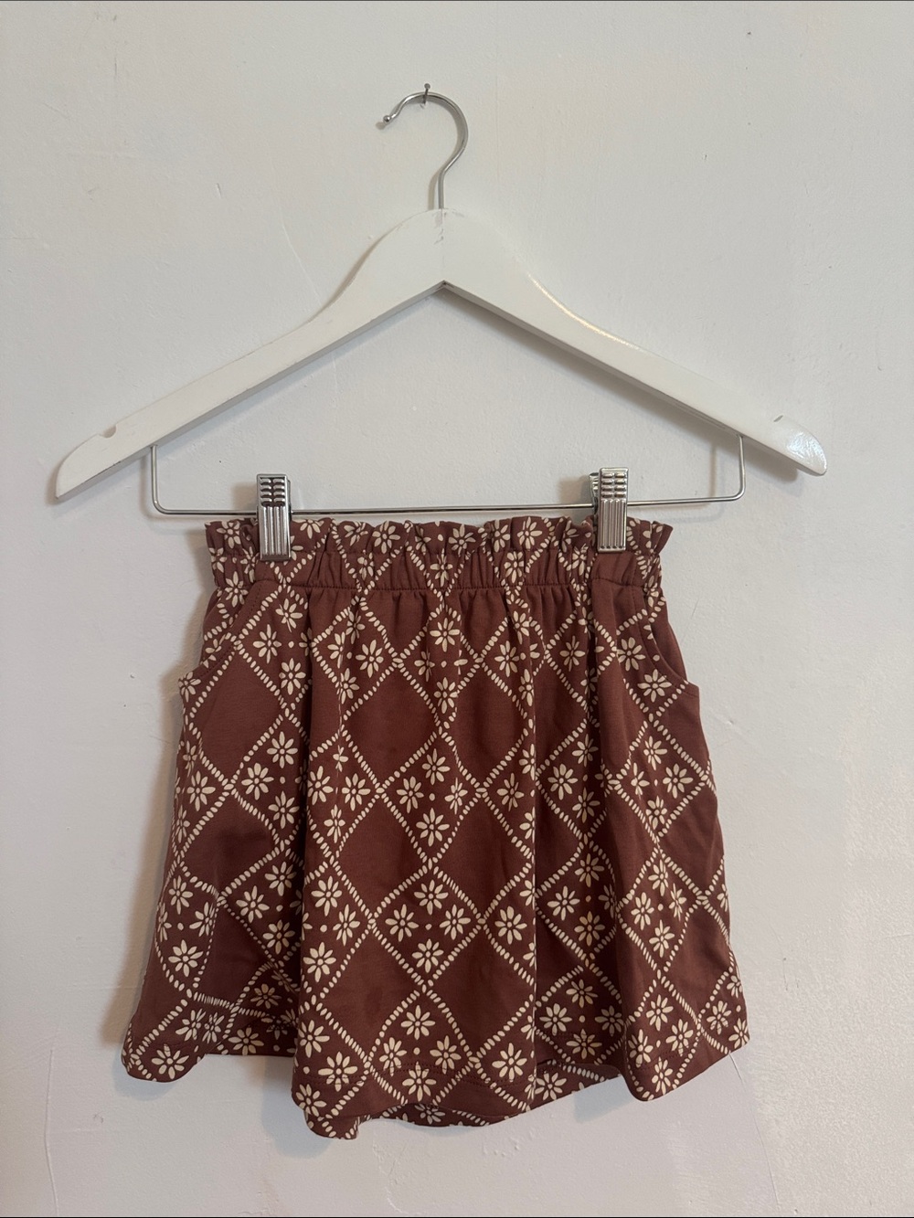 Misha And Puff - Sadie Skirt - Cola Flora Tierra Printed Brown Skirt